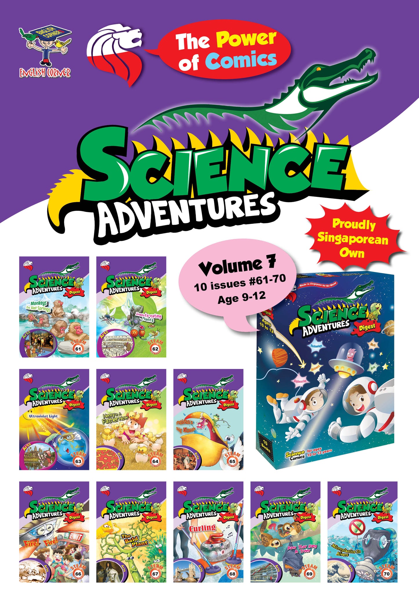 Science Adventures Digest   2019 (#61-70)  (Ages 9 - 12)