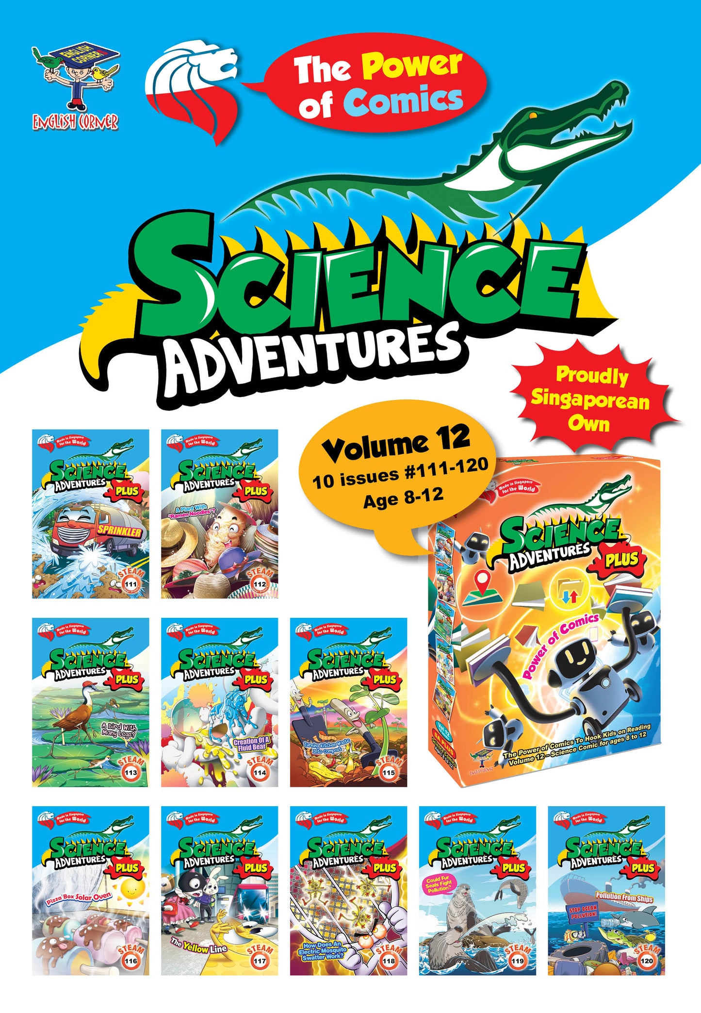 Science Adventures PLUS Vol 12  2024 (#111-120)  (Ages 8 - 12)