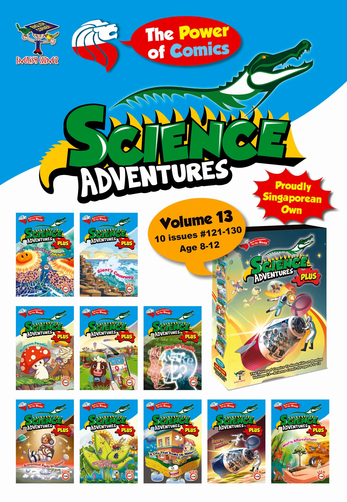 Science Adventures PLUS Vol 13  2025 (#121-130)  (Ages 8 - 12)