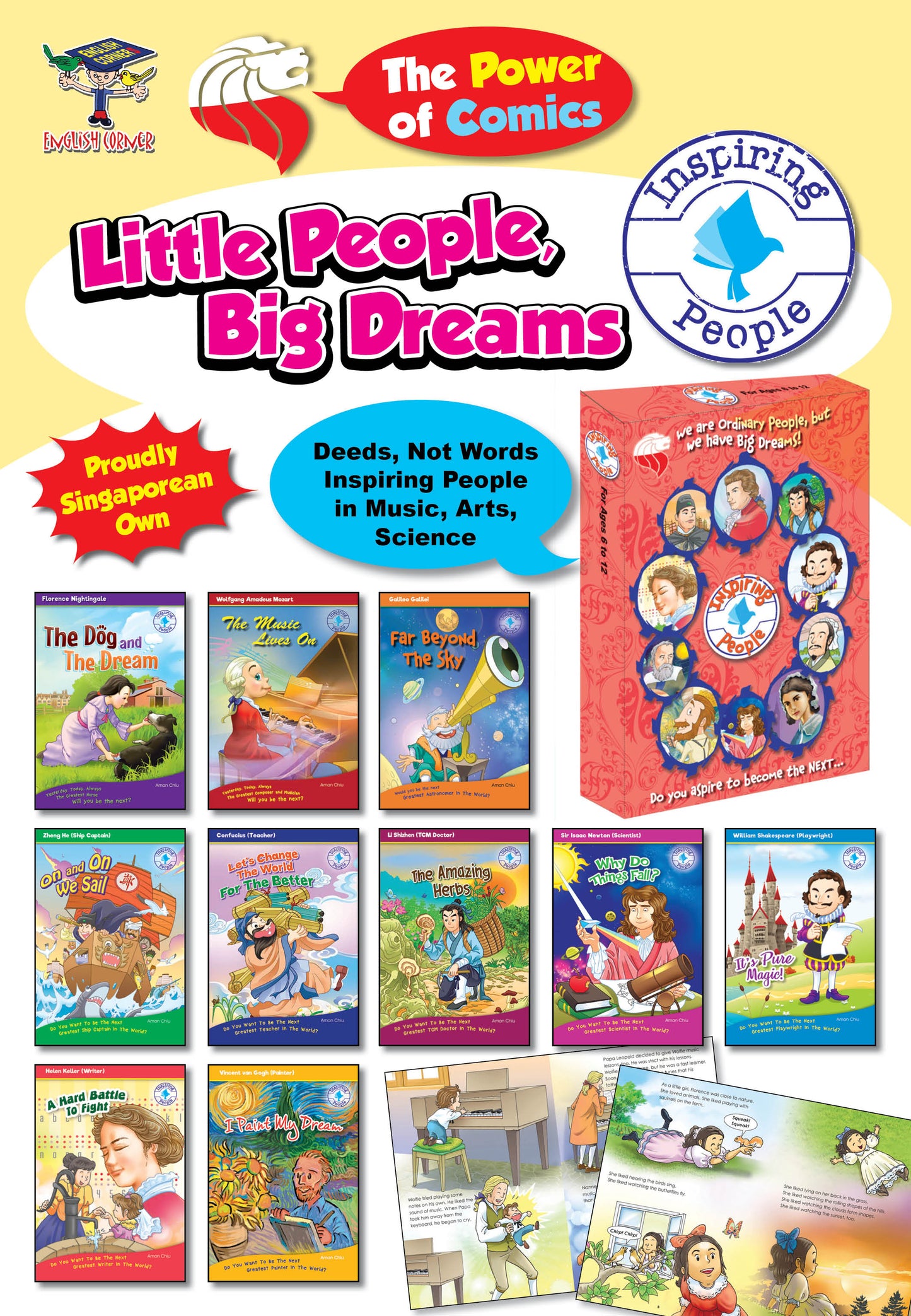 Inspiring People Boxset  10 Great People series